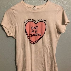 Eat my shirt marina and the diamonds merch (rare)